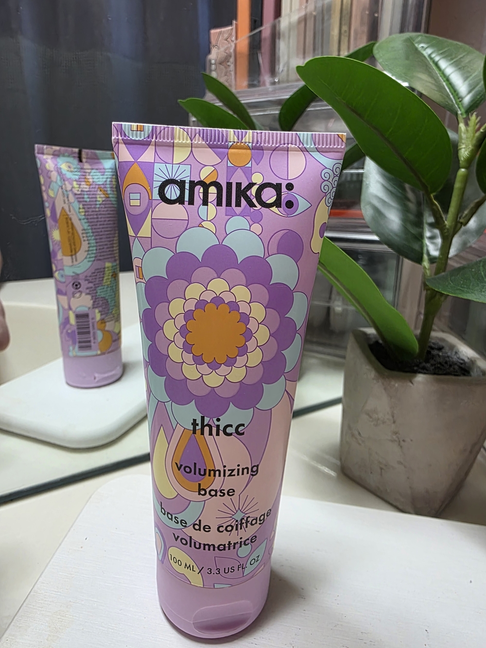 amika thicc Volumizing Base - Purple, Pink, Yellow